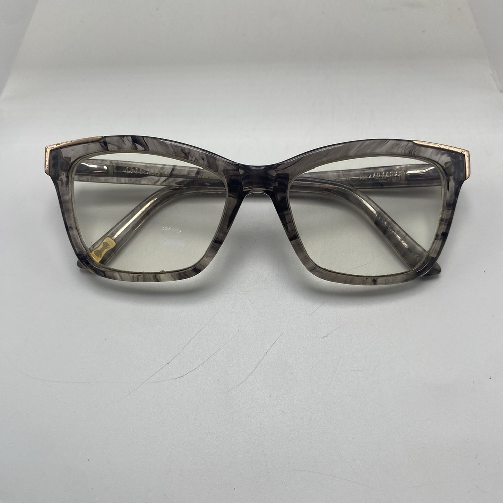 Ted Baker Eyeglasses Women FRAME ONLY 52-17-135  Gray Black 556